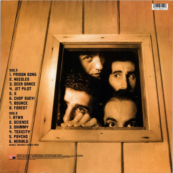 Виниловая пластинка System Of A Down - Toxicity LP - рис.1