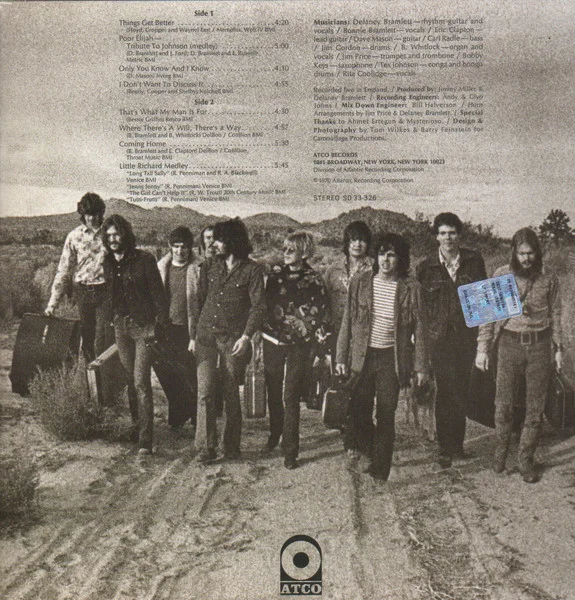 Виниловая пластинка Delaney & Bonnie & Friends With Eric Clapton – On Tour - Analogue LP - рис.1