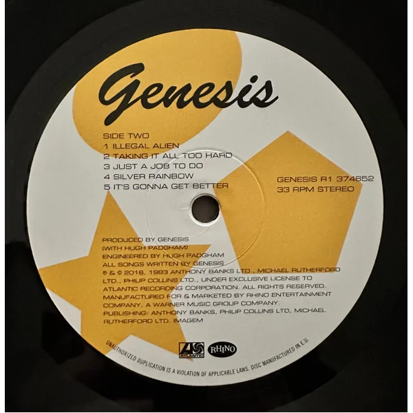 Виниловая пластинка Genesis - Genesis LP - рис.5