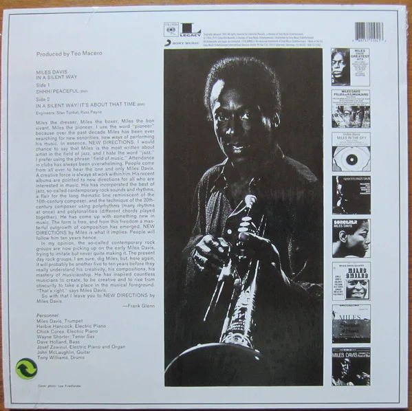 Виниловая пластинка Miles Davis - In A Silent Way - рис.1