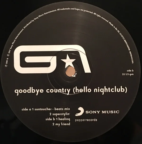 Виниловая пластинка Groove Armada - Goodbye Country (Hello Nightclub) - рис.3