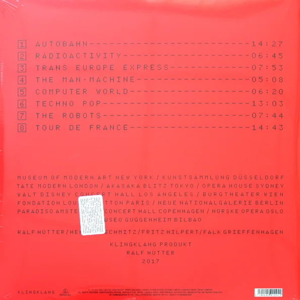 Виниловая пластинка KRAFTWERK 3-D THE CATALOGUE - рис.1