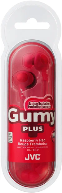 Наушники JVC Gumy PLUS HA-FX5-R - рис.1