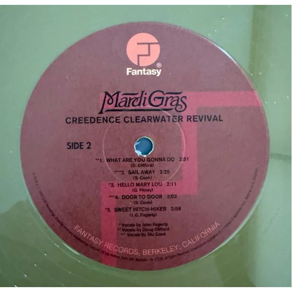 Виниловая пластинка Creedence Clearwater Revival - Mardi Gras - Gold LP - рис.4