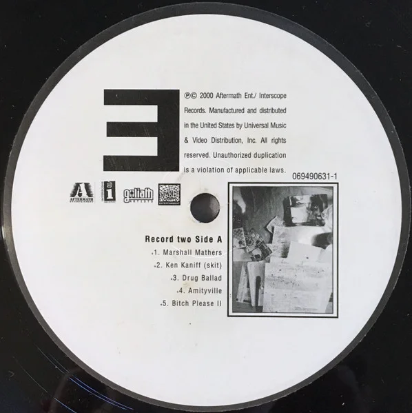 Виниловая пластинка Eminem – The Marshall Mathers LP - рис.5