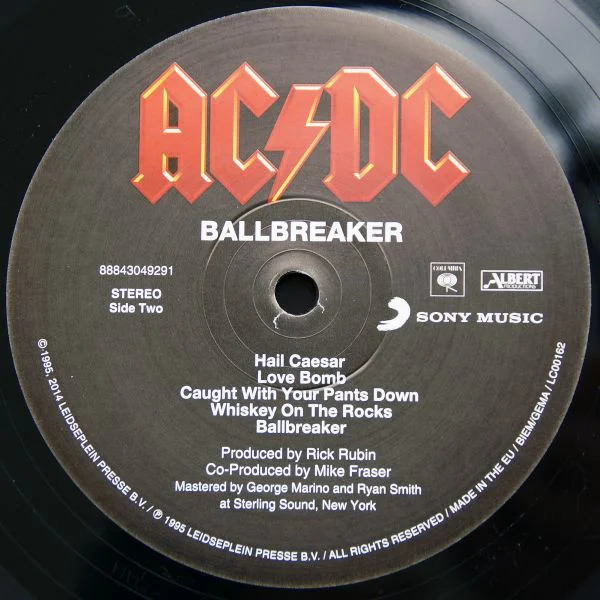 Виниловая пластинка ACDC - Ballbreaker - рис.3