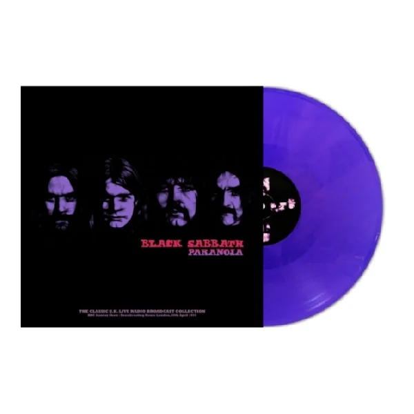 Пластинка Black Sabbath - Paranoia (BBC Sunday Show: London 1970) (coloured) LP - рис.0