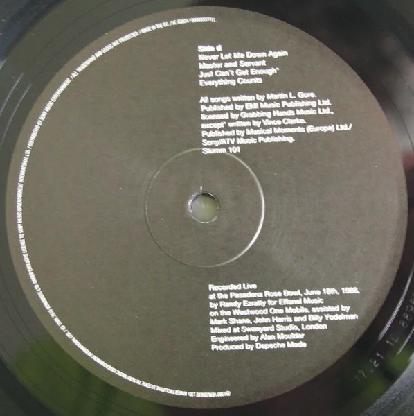 Виниловая пластинка Depeche Mode – 101 (Live) - 2LP - рис.6