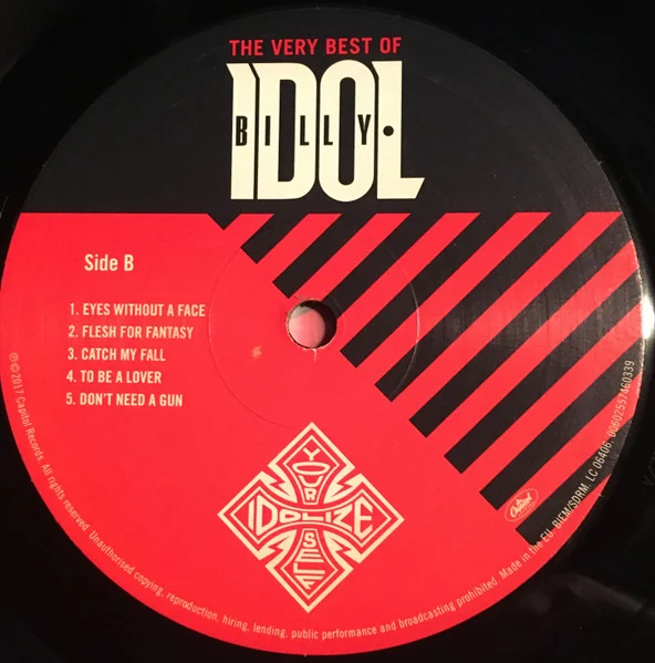 Виниловая пластинка Billy Idol The Very Best Of - 2LP - рис.3