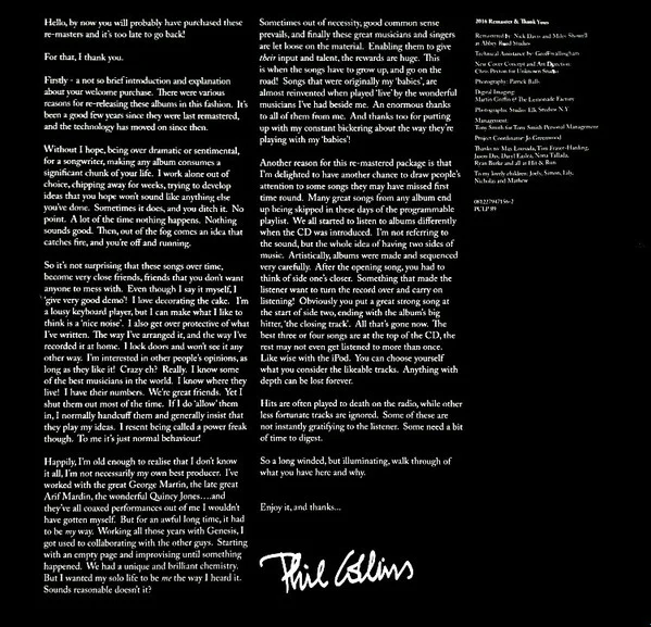 Виниловая пластинка Phil Collins - ...But Seriously - 2LP - рис.4