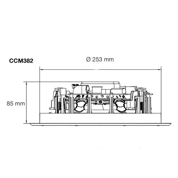 Встраиваемая акустика Bowers & Wilkins CCM382 White - рис.2