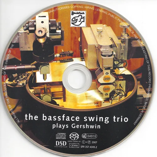 CD-диск The Bassface Swing Trio - A Tribute To Cole Porter SACD - рис.2