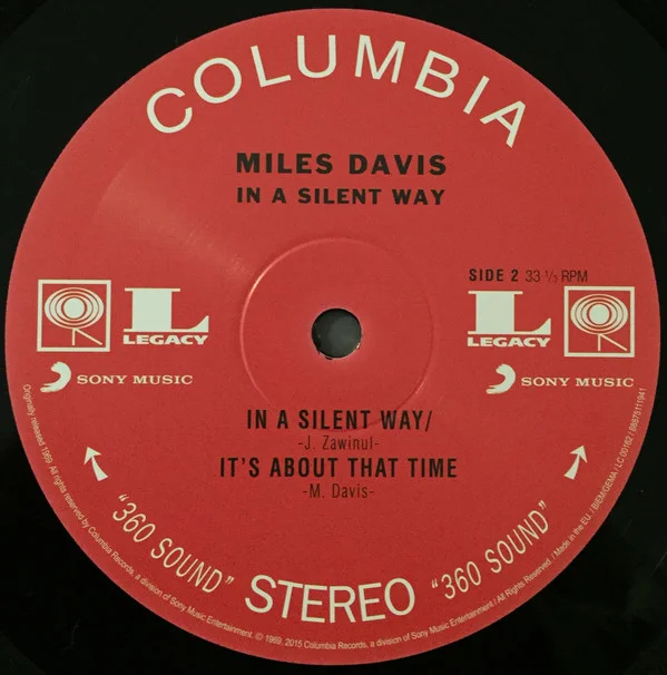 Виниловая пластинка Miles Davis - In A Silent Way - рис.3