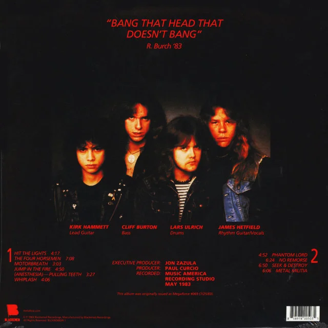 Виниловая пластинка Metallica – Kill 'Em All LP - рис.1