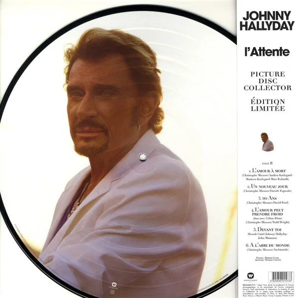 Виниловая пластинка Johnny Hallyday - L'attente - рис.1