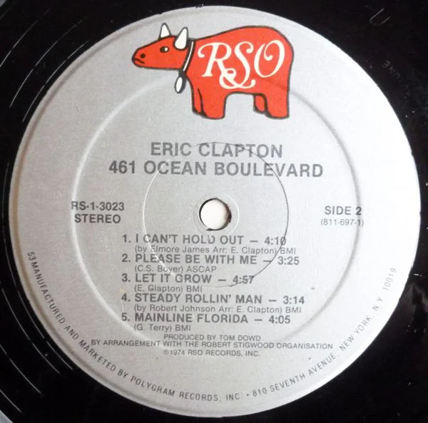Виниловая пластинка Eric Clapton - 461 Ocean Boulevard - рис.3