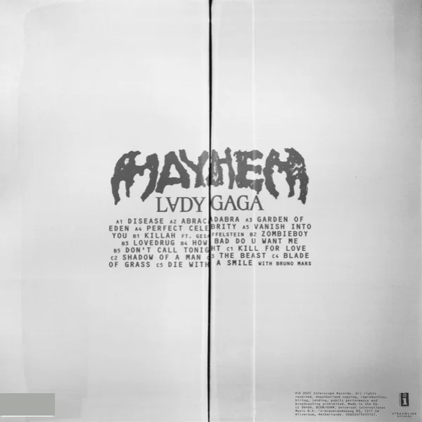 Виниловая пластинка Lady GaGa - Mayhem (Yellow - Opaque Yellow) - 2LP - рис.2