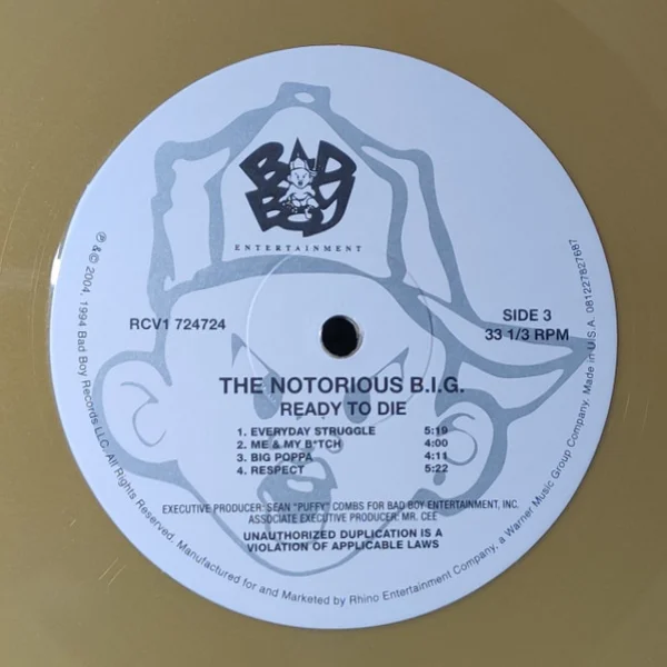 Виниловая пластинка The Notorious B.I.G. – Ready To Die (coloured) - 2LP - рис.10