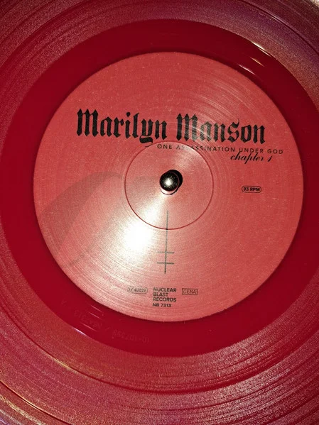 Виниловая пластинка Marilyn Manson – One Assassination Under God (Chapter 1) (Red Opaque) LP - рис.2