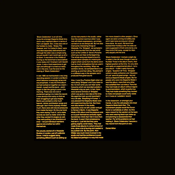 Виниловая пластинка Depeche Mode – Black Celebration LP - рис.5
