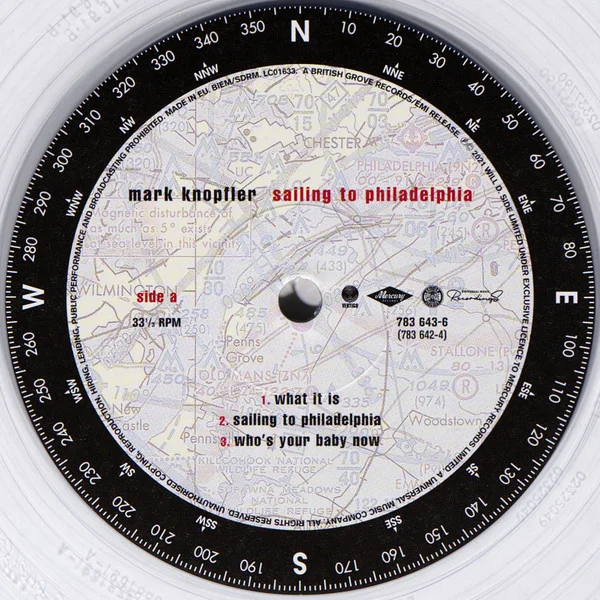Пластинка Mark Knopfler – Sailing To Philadelphia (25th Anniversary Ultra Clear) 2LP - рис.2