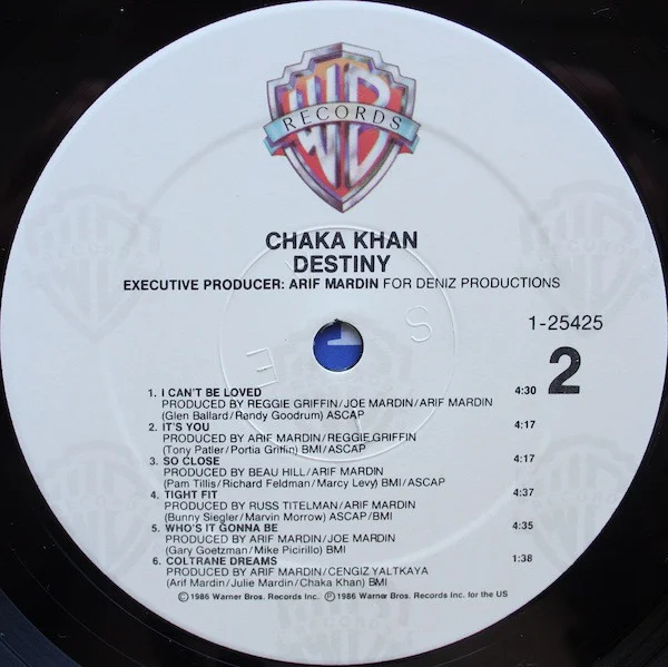 Виниловая пластинка Chaka Khan - Destiny - рис.3