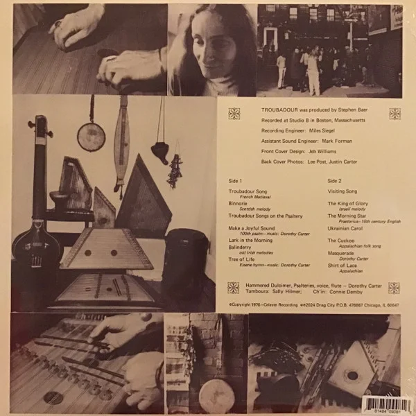 Виниловая пластинка Dorothy Carter – Troubadour - LP - рис.1