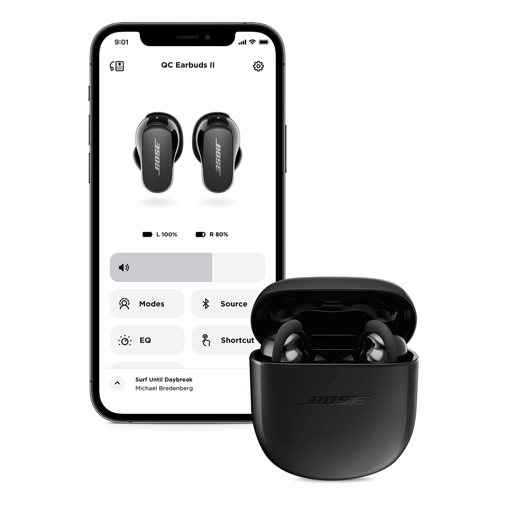 Вставные наушники Bose QuietComfort Earbuds II Black купить в