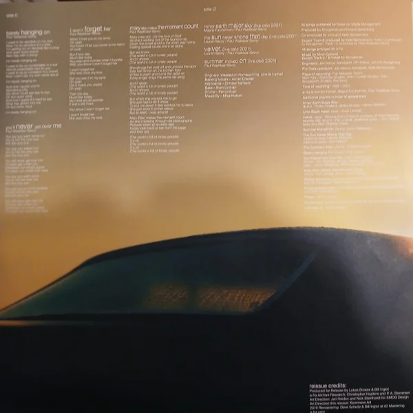 Виниловая пластинка a-ha – Minor Earth, Major Sky (coloured) - 2LP - рис.6