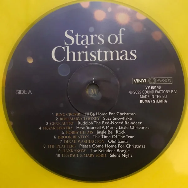Виниловая пластинка Various – Stars Of Christmas (Coloured Yellow) LP - рис.2