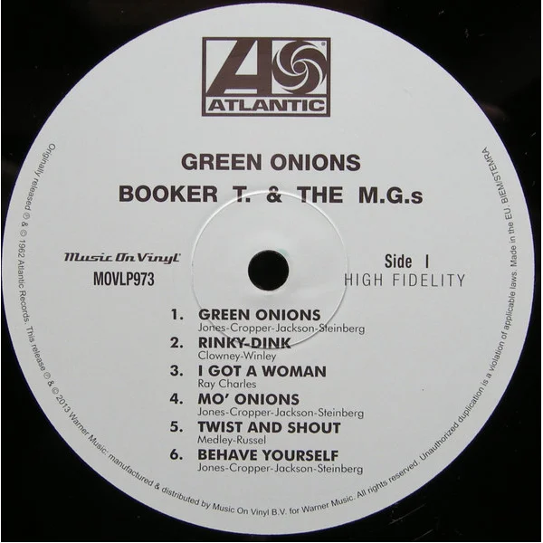 Виниловая пластинка Booker T & MGS - Green Onions LP - рис.2
