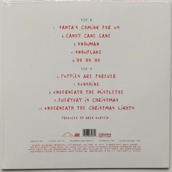 Виниловая пластинка Sia - Everyday Is Christmas - рис.3