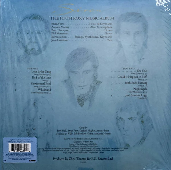 Виниловая пластинка Roxy Music – Siren (Half Speed) LP - рис.1