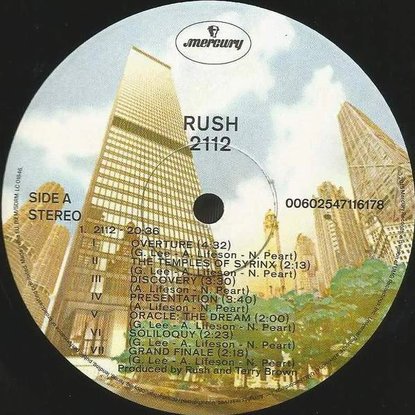 Виниловая пластинка Rush - 2112 - рис.3