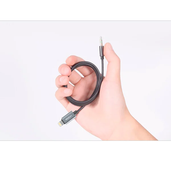 Кабель Rock Audio Cable AUX 3.5mm Lightning - рис.2