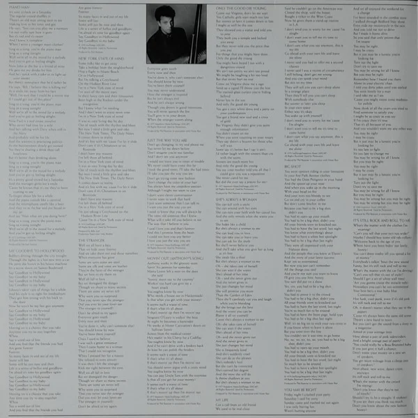 Виниловая пластинка Billy Joel - Greatest Hits Volume I & Volume II - 2LP - рис.3