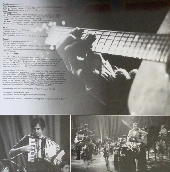 Виниловая пластинка Nirvana – MTV Unplugged In New York LP - рис.3
