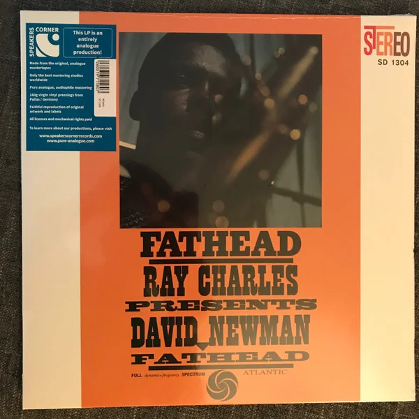Виниловая пластинка Ray Charles Presents David Newman - Fathead - LP - рис.0