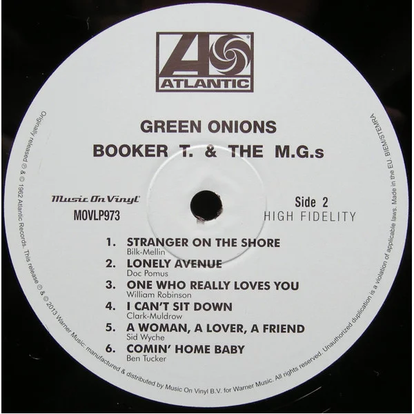 Виниловая пластинка Booker T & MGS - Green Onions LP - рис.3