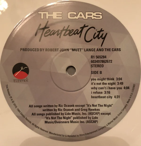 Виниловая пластинка The Cars - Heartbeat City - рис.3