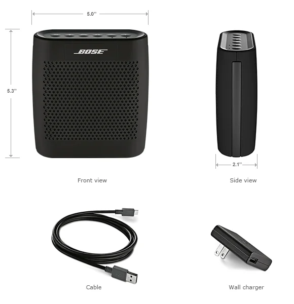 Портативная колонка BOSE SoundLink Colour Black - рис.3