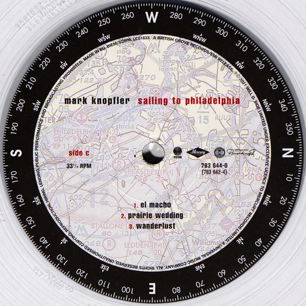 Пластинка Mark Knopfler – Sailing To Philadelphia (25th Anniversary Ultra Clear) 2LP - рис.4