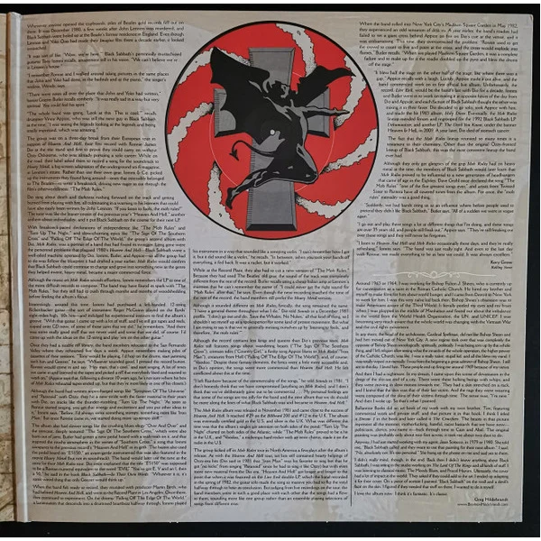 Пластинка Black Sabbath – Mob Rules LP - рис.3