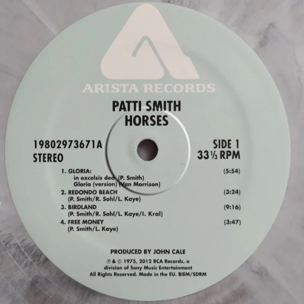 Виниловая пластинка Patti Smith – Horses (coloured) LP - рис.2