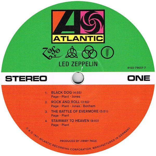 Виниловая пластинка Led Zeppelin - Led Zeppelin IV - рис.3