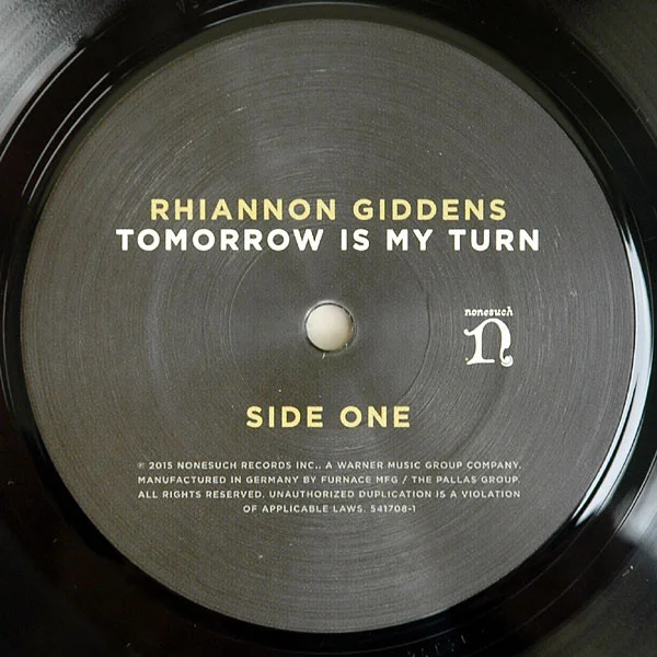 Виниловая пластинка Rhiannon Giddens - Tomorrow Is My Turn - рис.3