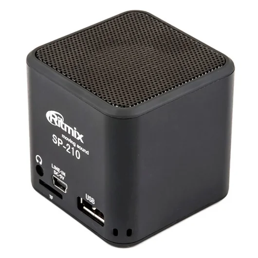 Портативная колонка RITMIX SP-210 black - рис.0