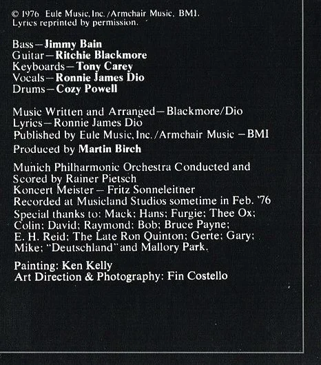 Виниловая пластинка Rainbow - Rising LP - рис.5