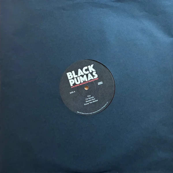 Виниловая пластинка Black Pumas - Live From Brooklyn Paramount - 2LP+CD - рис.5