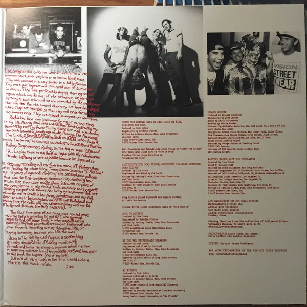 Виниловая пластинка Red Hot Chili Peppers - Greatest Hits - 2LP - рис.2